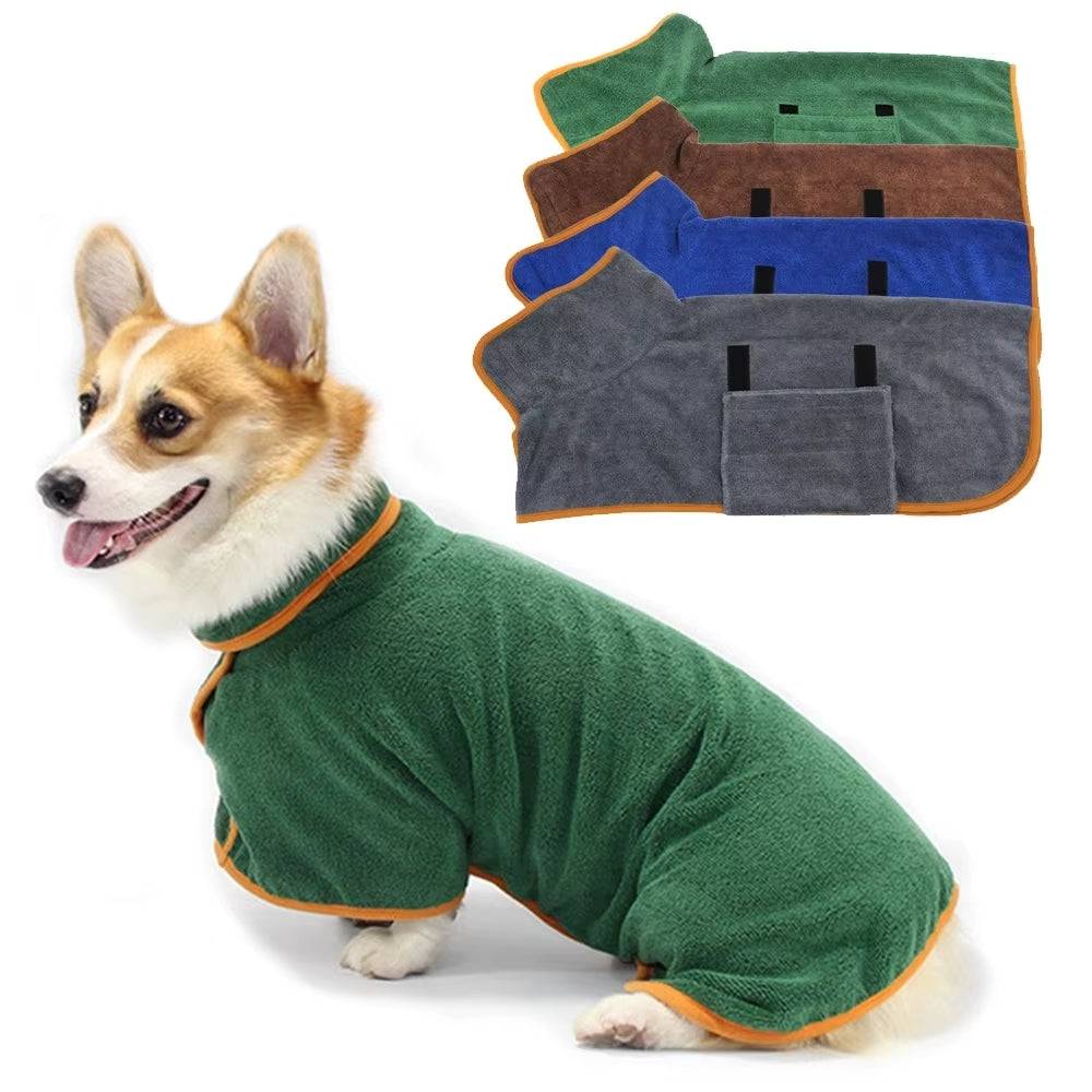 PawDrobe™ - Pet Microfiber Bathrobe - PawDrobe™